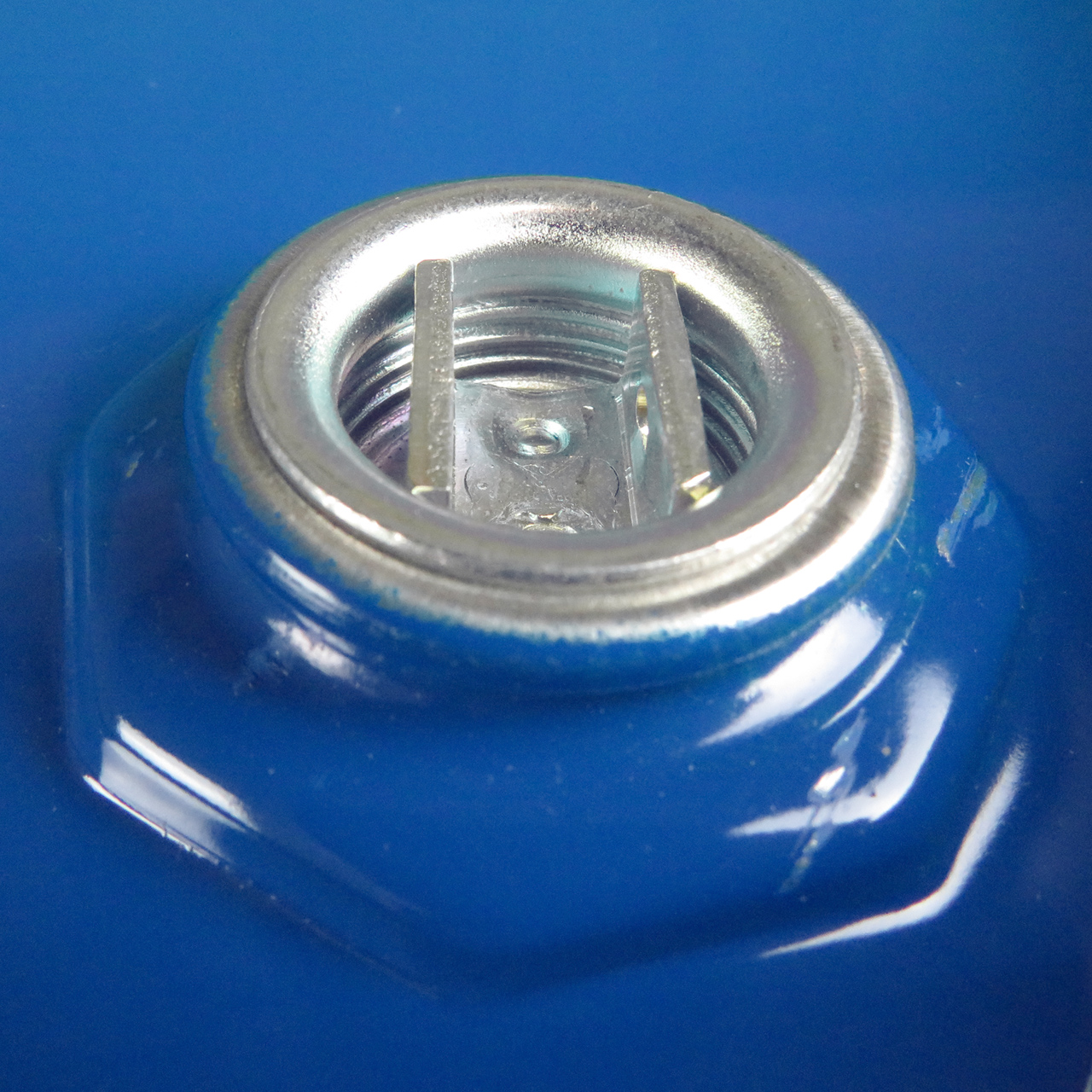216,5 L Stahlspundfass, lackiert R78433, blau 5010, 1,0 mm, FDA, UN Zulassung